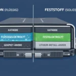 Feststoffakku vs. Li-Ion