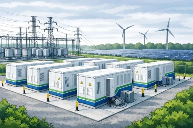 Mobilität neu denken. Ladeinfrastruktur einfach machen. Grossbatteriespeicher