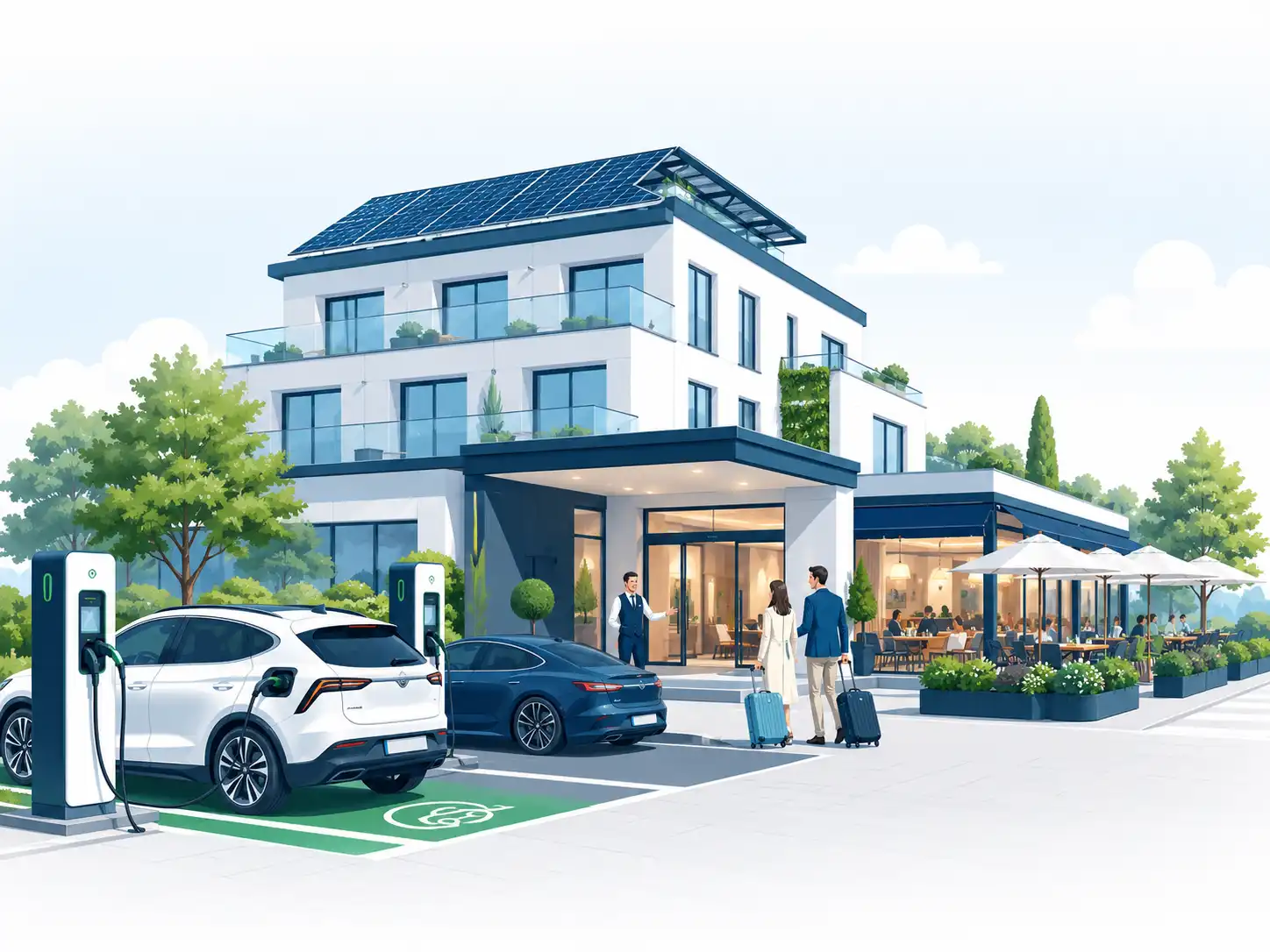Ladeinfrastruktur für Hotels & Gastronomie