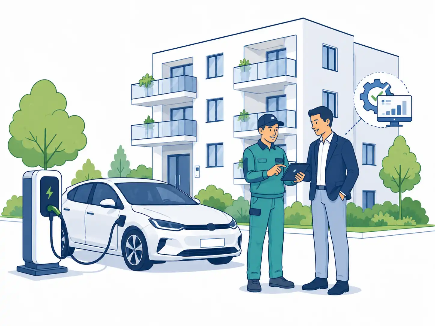 Ladeinfrastruktur für Wohnungswirtschaft & WEG umsetzung und betrieb